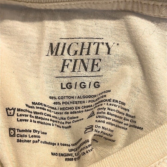 Edible Flowers Print Juniors T-Shirt - Cream - Size Large L - Picture 8 of 8